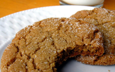 Big Soft Ginger Cookies