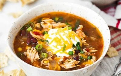 Crock Pot Chicken Enchilada Soup