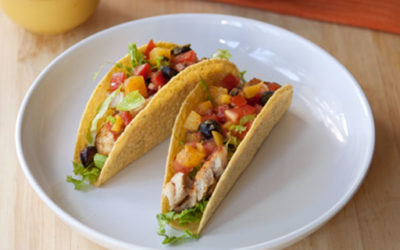 Fish Tacos with Fruit Salsa