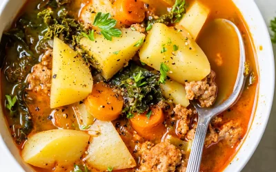 Spicy Sausage Potato Soup