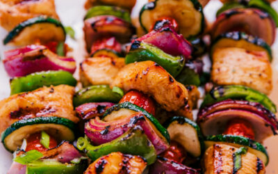 Teriyaki Chicken Thigh Skewers