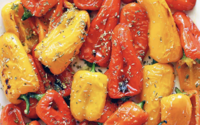 Roasted Mini Sweet Peppers