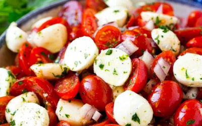 Cherry Tomato Salad (similar to Caprese salad)