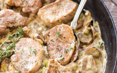 Pork Tenderloin with Creamy Mushroom Sauce