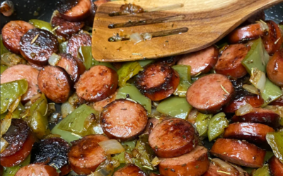 Sausage, Green Pepper and Onion