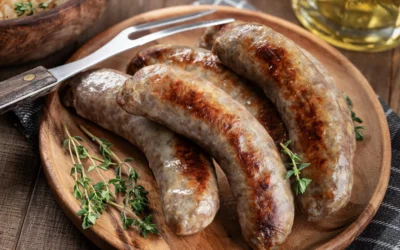 Simple sous vide bratwurst