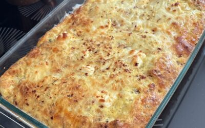 Tuscan Sausage Egg Bake